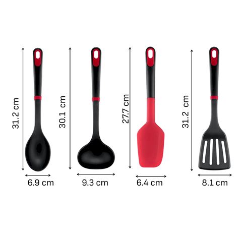 SEB Tefal set kuhinjskog pribora Ingenio+ K198S434 4 kom